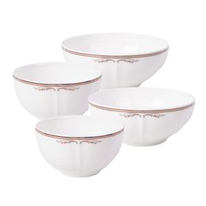 [롯데백화점]본차이나 골드라인 윙스 2인 공기대접세트 4p (밥그릇2p+국그릇2p)