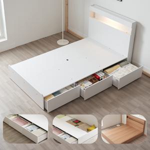 모노 평상형 LED조명침대 프레임 수퍼싱글 SS 서랍수납형(매트제외)