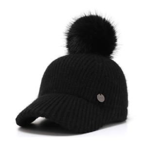 니트 방울캡 BLACK N243AHA590
