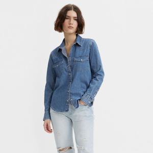 [LEVIS]여성 얼티미트 웨스턴 데님셔츠(86832-0018)_KJ