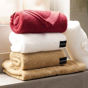 [선물세트] 프리미엄 40수 수피마 블랙라벨 고급 항균 호텔수건 190g 10장세트