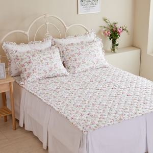 다이아나 플라워 60수 아사면 논슬립 패드 S,Q