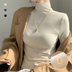 [하프클럽] 모달 긴팔 목폴라 3컬러 HI-4202