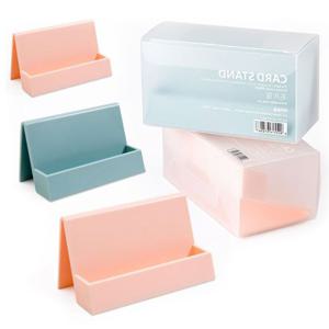 파스텔톤 심플한 컬러 명함꽂이 책상 데스크 정리 인테리어명함꽂이 명함보관함 명함거치대