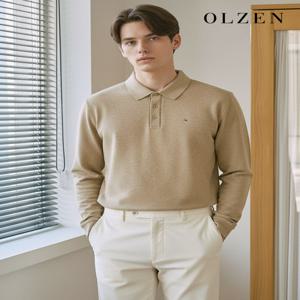 솔리드 긴팔 카라 티셔츠 (ZOD3TT1301)