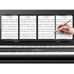 악보 파일 꽂이 4면 파일화일 곡집 음악용품 피아노학원 연주회 연습용 화일보관 파일보관