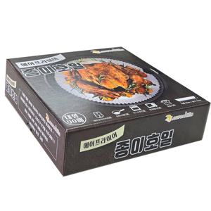 접시형 종이호일 23cm 90매 천연펄프 에어프라이어