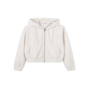 여자 겨울 골덴 벨벳 크롭 후드집업 PHE4TC2400