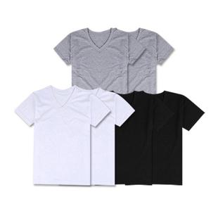 면 V넥 티셔츠 2장세트