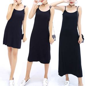 여성 라운드 OPS-8533 끈나시 스판원피스 이너웨어