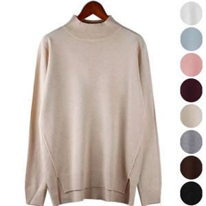 [하프클럽] 정말 부드러운 비스코스 루즈핏 반목폴라/레이어드/여성니트폴라/봄티셔츠/백화점/8컬러