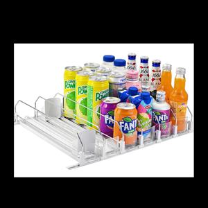 고급형 냉장고 편의점 정리 캔 음료 음료수 디스펜서 트레이