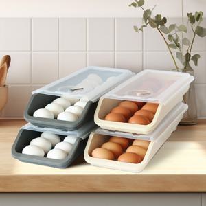 계란 트레이 1+1 달걀 보관함 32구 정리함 에그 슬라이딩 냉장고