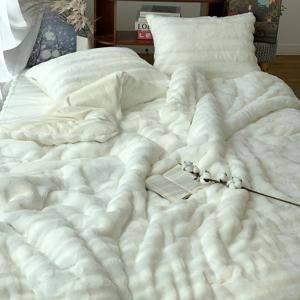 한스갤러리 앨리샤 16미리 겨울 차렵 극세사 이불 SS