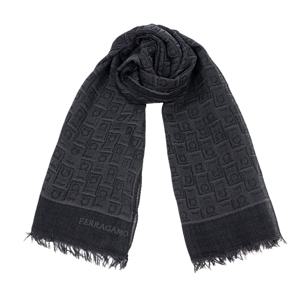 [명품]  간치니 모노그램 프린트 코튼 스톨 스카프 520118 0776126