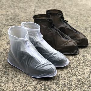 미끄럼방지 지퍼형 신발방수커버 레인슈즈 운동화 보호 덮개 비 눈 덧신 슈커버