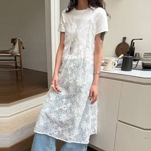 헤일럽 레이스 플라워 레이어드 롱원피스_M3933