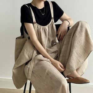 와이드핏 여름코디 편한데예쁜옷 너클라점프수트세트