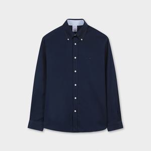 [정상가 149000원] 레귤러핏 논아이론 옥스포드 셔츠 (네이비) (BBTHMF9964Q)