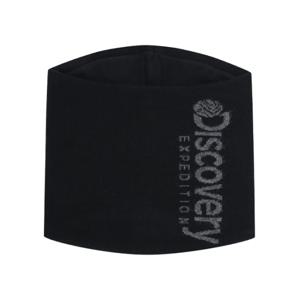 디스커버리넥워머 EQF DXMS3183N-BKS 로고 자카드 니트 넥워머