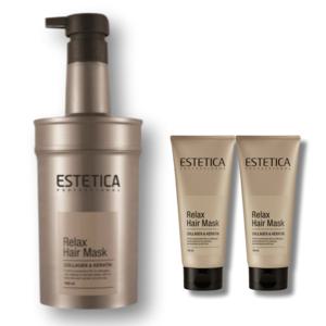 극손상 단백질 케어 에스테티카 릴렉스 헤어 마스크 1000ml 미용실 헤어팩 대용량 손상모