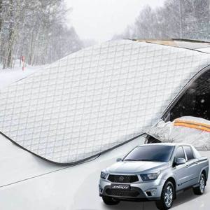 코란도스포츠 성에방지 앞유리커버 자동차 앞유리덮개 성애제거 성에방지커버 성에제거