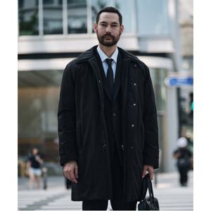 [STCO] 화섬 덕 다운 패딩 코트 블랙 (BASIC)-SCTVD04NSB