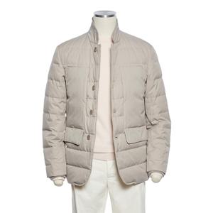 [롯데백화점][레노마캐주얼]F/W (한정수량) 아이보리 구스다운 점퍼형 패딩자켓 RPLMBJ62ANW