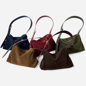 [브리치]  / 스웨이드 소가죽 트라잇 숄더백 (5color)