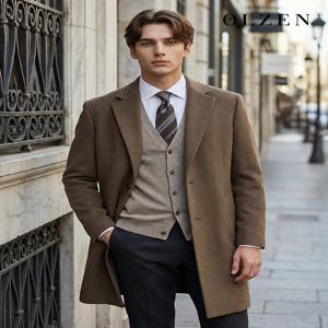 캐시미어 핸드메이드 체스터 하프 코트 (ZOD4CG1303)