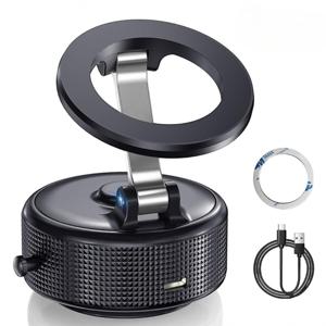 차량용 맥세이프 전자동 거치대 폴딩 흡착식 스마트폰 흡착식거치대 차량용거치대