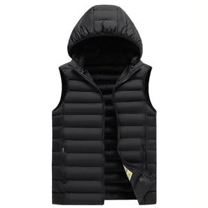 [하프클럽] 남성용 워터프루프 경량 후드 패딩 조끼 YXR803