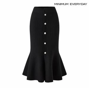 정상가:69,000원 l  에브리데이]머메이드 밴딩 롱 니트 스커트 (EB4WH005D)