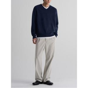 소프트 터치 브이넥 니트  네이비 (425X51LY3R)