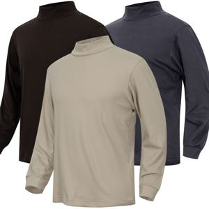 겨울 베이직 핫웜 기모 모크넥 티셔츠 목폴라 후리스 골지