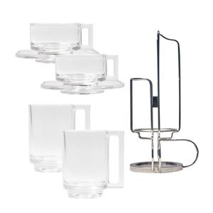 2인 티타임세트 (컵&소서 2p, 머그 2p, 2구 디스펜서 1p)