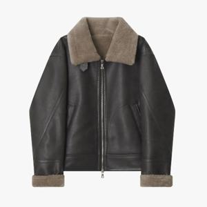 [롯데백화점]남성 25F/W 브라운 오버핏 램 텍스처 무스탕 LLW25654