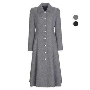 [하프클럽] 여성 진주 플레어 가을겨울 정장 원피스