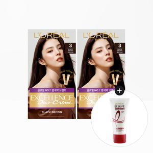 엑셀랑스 듀오크림 염모제 1+1+TR5 헤어팩 50ml