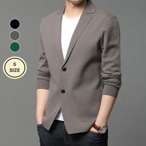 [브리치] 제로스샵 / 남녀공용 프리미엄 정장카라 니트 가디건 / 3컬러 / 5사이즈
