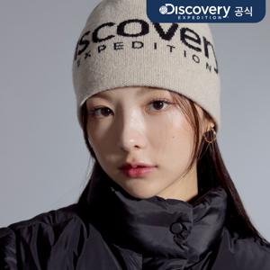 로고 자카드 비니 (BEIGE)