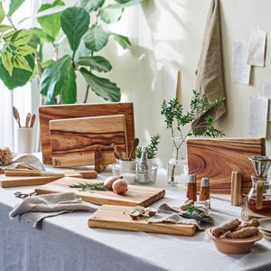 에코바이런 호주캄포나무 원목도마 3종+거치대