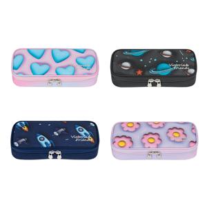 신학기 초등학생 필통 얼쓰 글리터 스퀘어