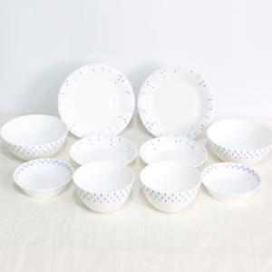 [롯데백화점]본차이나 블루스케치 2인 홈세트 10p 신혼 부부 그릇 식기세트