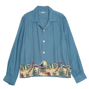 MRF23SH017 BLUE MULTI 남성 셔츠