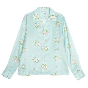 MRF23SH089 BLUE MULTI 남성 실크 셔츠 (박시핏)