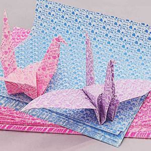 축광 야광학종이 종이학접기 1000매 20x20