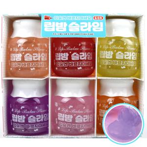 립밤 슬라임 액체괴물 촉감놀이 슬라임세트 6개입