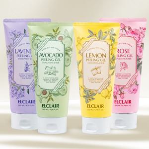 NEW 엘클레어 페이스+바디 필링젤 시즌2 4개세트 #스크럽#각질제거#피부저자극0.00#임상완료