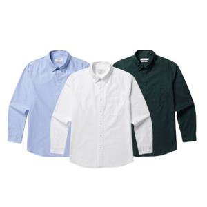 [롯데백화점]가을/겨울 신상 고급 코튼 옥스포드 셔츠 남방 NEE3WC1901 GB7777